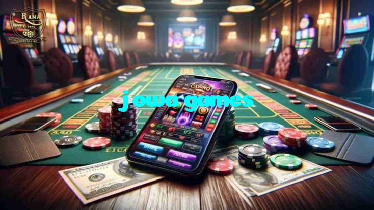 jowa games casino presented on mobile device in Pakistan with slots and live games